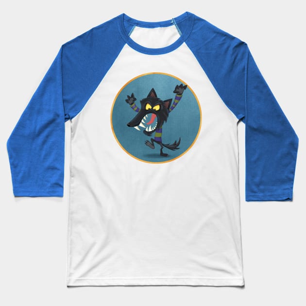 The Wolf Baseball T-Shirt by charliepadgett